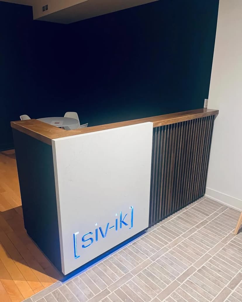 Custom Front Desk & Reception Counter